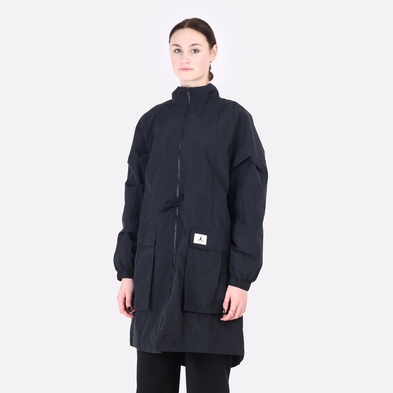 женская черная куртка Jordan Essentials Oversized Jacket DM5197-010 - цена, описание, фото 8